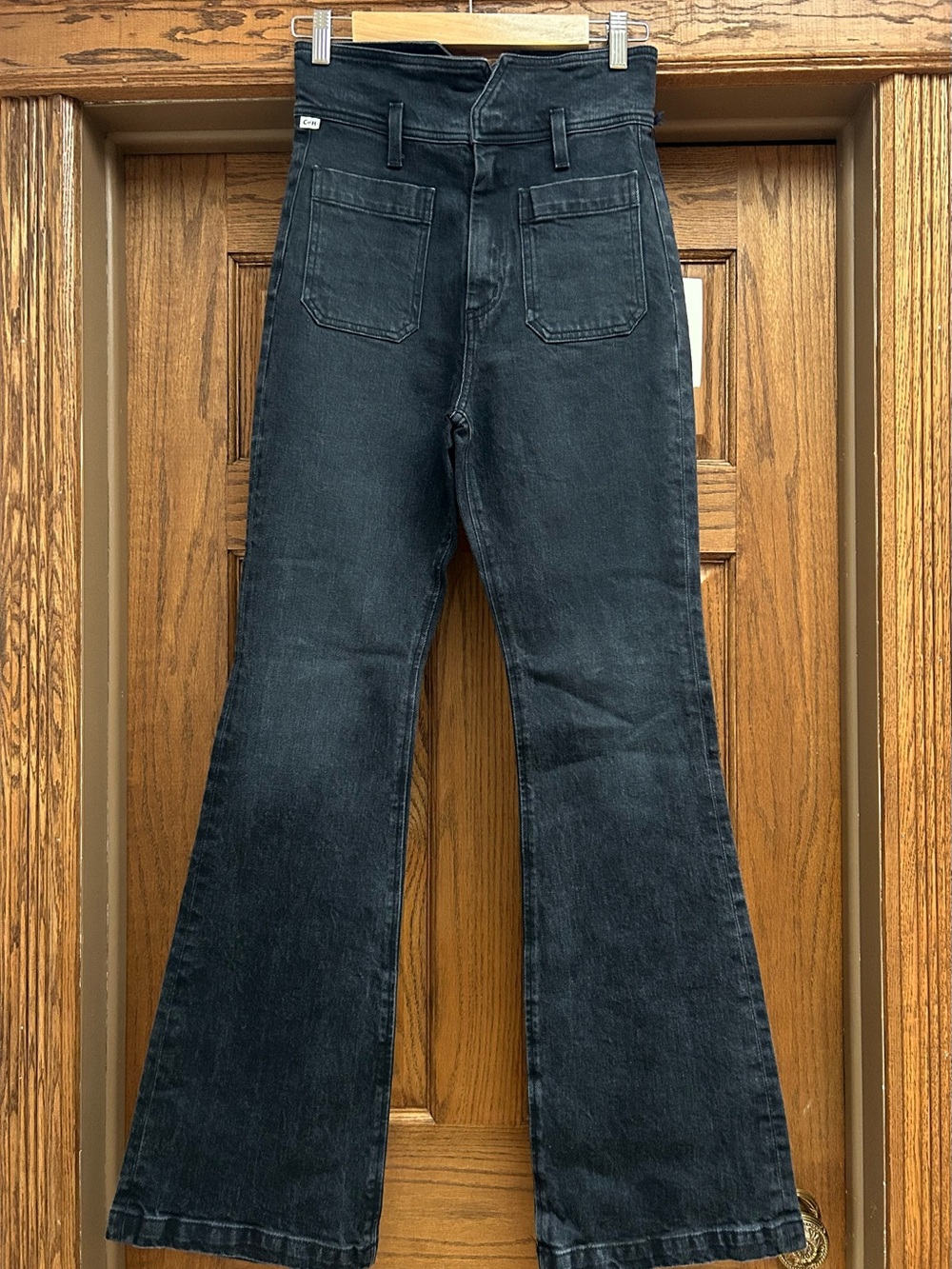 Citizens Of Humanity Black High-Rise Flare Jeans
